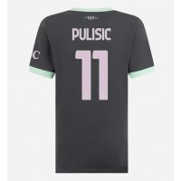 AC Milan Christian Pulisic #11 Tretí Ženy futbalový dres 2024-25 Krátky Rukáv